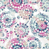 RoomMates Bohemian Pink/Blue Peel & Stick Wallpaper - EonShoppee